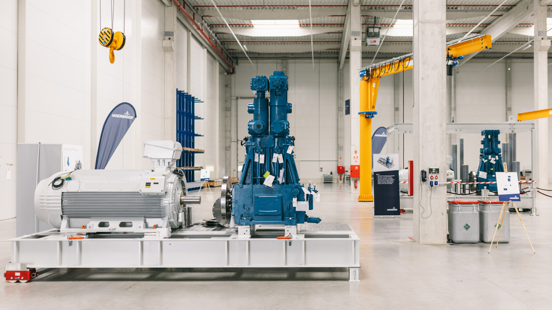HOERBIGER Hydrogen Compressor Package (HCP500) featuring the Ariel KBH compressor. 